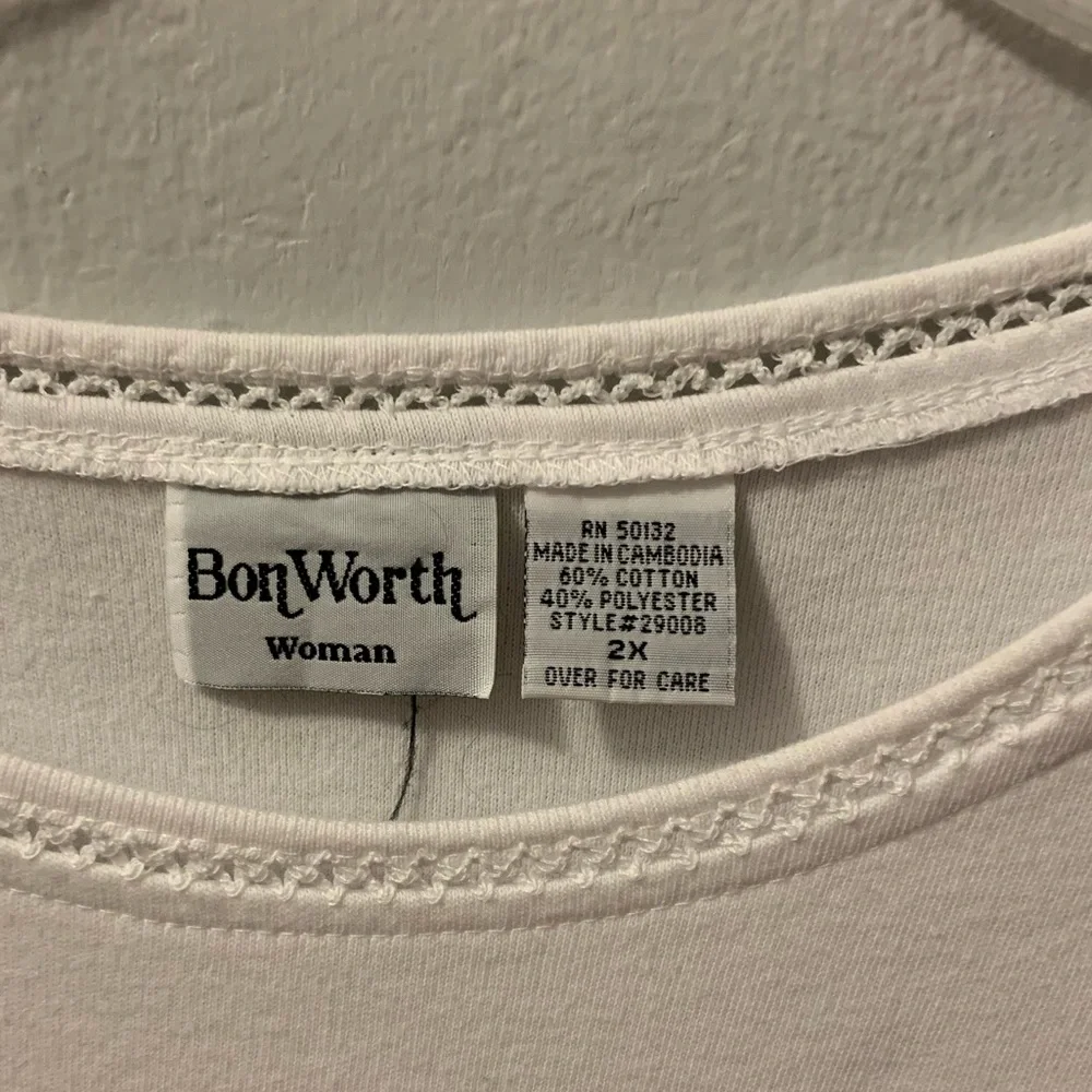 Bon Worth Top.  2X - Picture 3 of 5